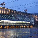 Богучанская ГЭС начала холостой сброс воды