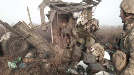 Под Мариуполем зенитная установка ВСУ подорвалась на украинской мине, 4 морпеха ранены (ФОТО)