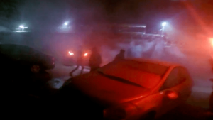 Ночью совершено нападение на посольство России в Киеве