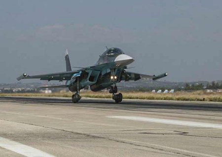 Первая группа российских боевых самолетов покинула авиабазу Хмеймим