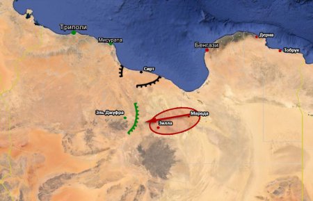 Ливийская армия отбила у исламистов крупный район в центре страны