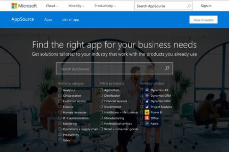Microsoft откроет новый онлайн-магазин приложений для представителей бизнеса