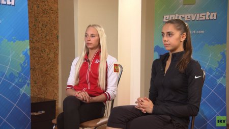Российские гимнастки в интервью RT: Мы всегда выигрываем, потому что у нас лучшие условия