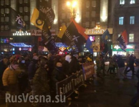 В Киеве нацисты идут к Порошенко (ФОТО, ВИДЕО)