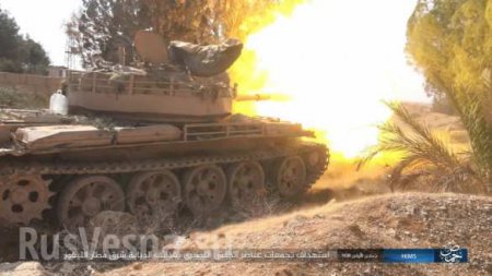 Под русским флагом Армия Сирии прорывает оборону ИГИЛ и готовится к штурму Пальмиры вместе с ВКС РФ (+ФОТО, ВИДЕО)