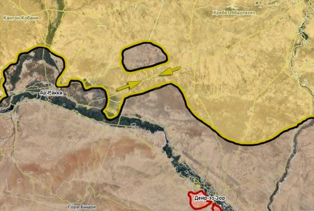 Курды завершили окружение группировки ИГ на границе провинций Ракка и Дейр-эз-Зор - Военный Обозреватель
