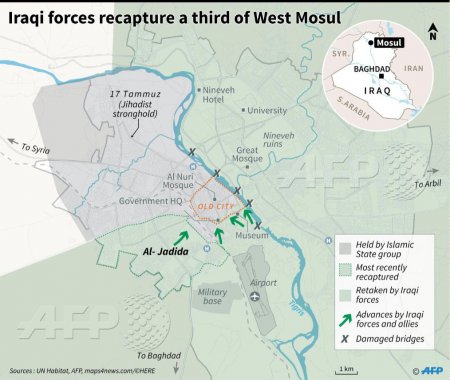Иракские правительственные войска взяли под контроль треть западного Мосула - Военный Обозреватель