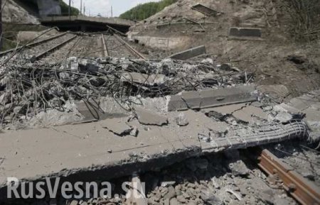 На Луганщине взорвана железная дорога