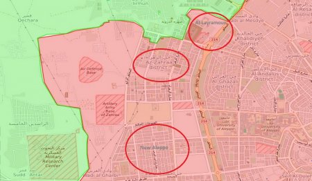 Западные пригороды Алеппо снова подверглись нападению джихадистов