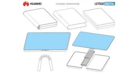 Huawei запатентовала смартфон-книжку