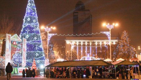 Новогодняя ночь в Донбассе прошла мирно | Новый Год в окопах ДНР