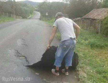 Вор украл дорогу в Томской области (ФОТО, ВИДЕО)