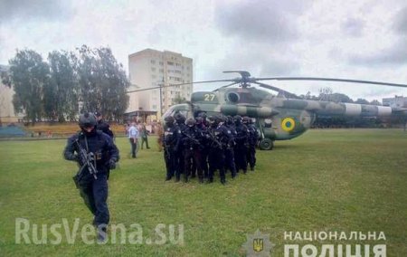 В один из округов на Украине направили вертолёт со спецназом (ФОТО, ВИДЕО)