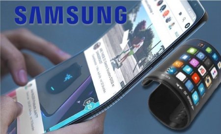 Samsung «убьёт» Apple Watch сворачиваемым смартфоном-наручником