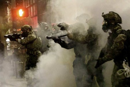 Массовые беспорядки: В США подожгли здание полицейского профсоюза (ФОТО, ВИДЕО)