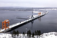 Для Богучанской ГЭС установлен режим работы на декабрь