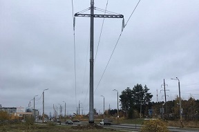На ВЛ-220 кВ Верхне-Свирская ГЭС – Древлянка в Карелии установили опоры нового поколения