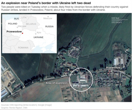 Упавшая в Польше ракета была выпущена украинской ПВО, — Бюро нацбезопасности Польши (ФОТО)