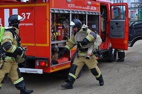 На Ростовской АЭС прошли пожарно-тактические учения