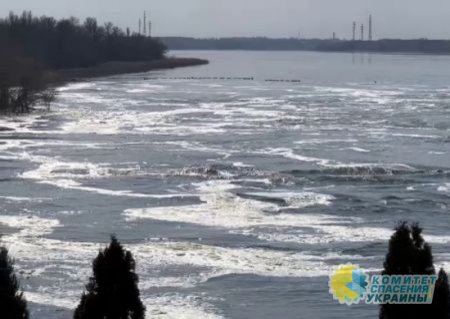 Киев подтапливает левый берег Днепра в Запорожской области