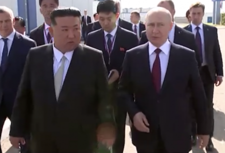 Переговоры Владимира Путина и Ким Чен Ына на космодроме Восточный — новые кадры (ФОТО, ВИДЕО)