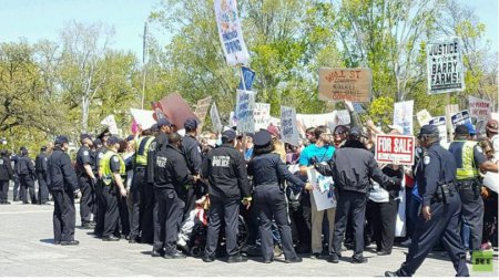 Третий день «Демократической весны»: аресты протестующих в Вашингтоне продолжаются