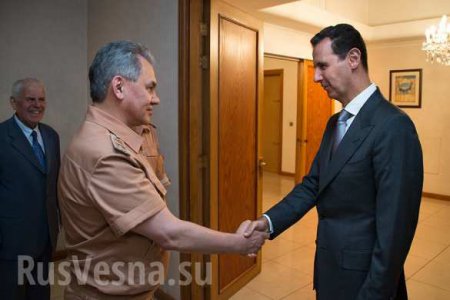 Шойгу прилетел на базу ВКС РФ в Сирии и встретился с Асадом (ФОТО)