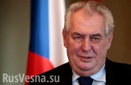 Президент Чехии выступил за отмену виз для россиян