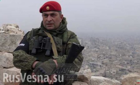 Уникальные кадры: Работа российской военной полиции в Алеппо (ВИДЕО)