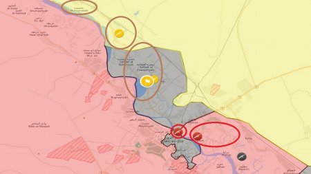 Сирийские и курдские войска окружают Дейр-эз-Зор