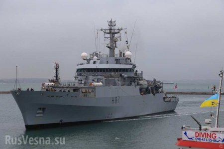 «Психологический предохранитель»: корабль ВМС Британии прибыл в Одессу (ФОТО, ВИДЕО)