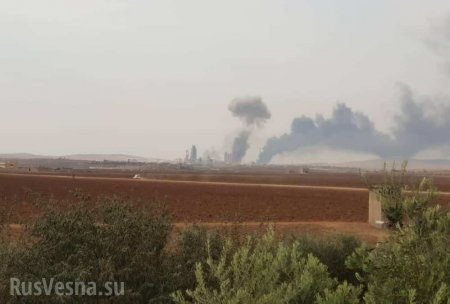В Сирии горит база спецназа США (ФОТО, ВИДЕО)