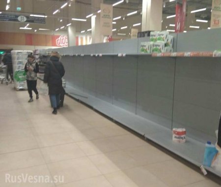 Вирусная паника: в России массово скупают продукты, что будет дальше? — ответ властей (ФОТО, ВИДЕО)