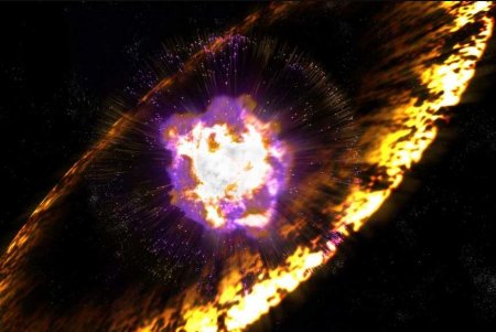 Учёные показали показан расширяющийся газообразный «труп»: последствия взрыва сверхновой звезды (ФОТО)