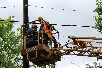 В апреле Ульяновские распределительные сети отремонтировали 15 км ЛЭП