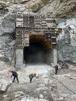 На строительстве Башенной МГЭС в Чечне начата проходка деривационного тоннеля