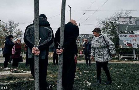 В Херсоне линчуют местных жителей, сотрудничавших с российскими властями (ФОТО)