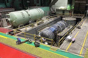 На Атомэнергомаше проведены гидроиспытания компенсатора давления для ЭБ-5 АЭС Куданкулам в Индии
