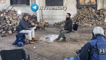 Зеленский на фоне дров дал интервью FoxNews (ФОТО, ВИДЕО)
